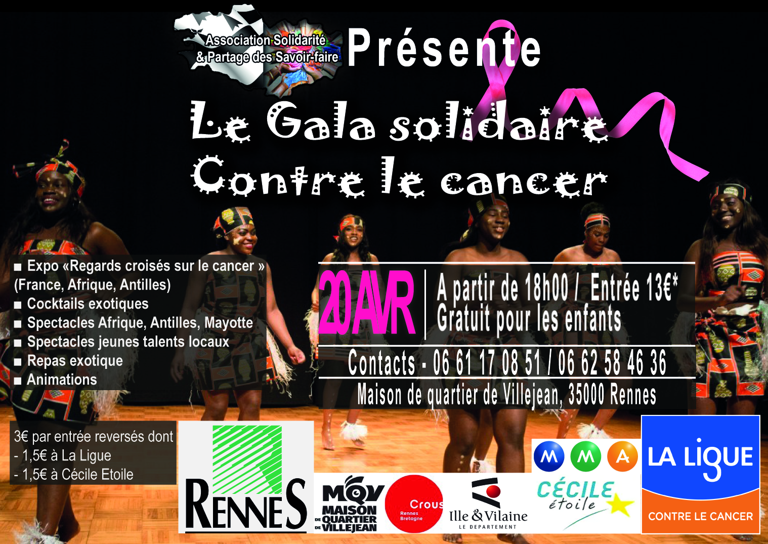 Gala solidaire contre le cancer